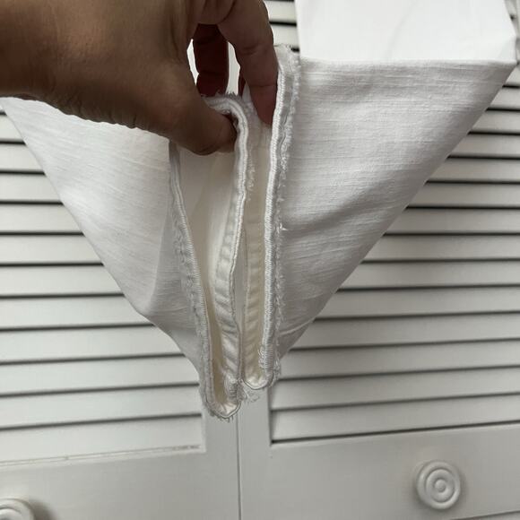 DL1961 Denim Mara Straight Mid Rise Instasculpt Ankle in white Milk, size 27 - Picture 5 of 15